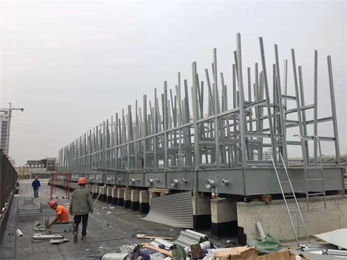 圓形逆流式冷卻塔參數(shù)表,圓形逆流式冷卻塔安裝